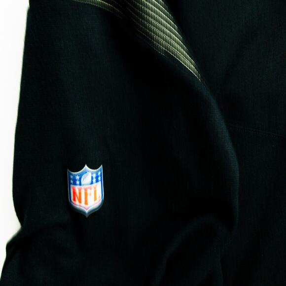 New Orleans Saints Nike Dri-FIT Long Sleeve Shirt Men’s 2XL Black Athletic - Picture 5 of 12